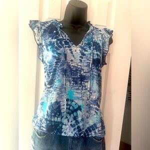 Cute top by Sew in Love size small ruffle sleeve detail